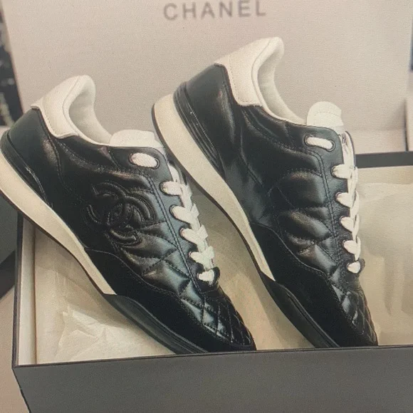 Chanel Black Womens Sneakers - Picture 5 of 9